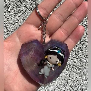 Jasmine from Aladdin Resin Keychain / Purse Charm
